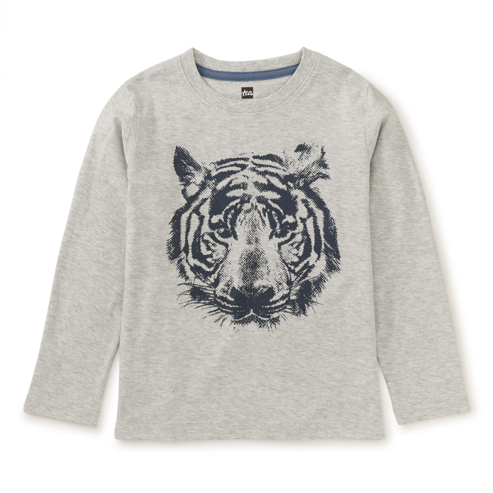 Tea Collection Toddler Graphic Tee - Blue Tiger