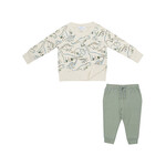 Angel Dear Raglan Sweatshirt And Jogger Set Baby | Artsy Dinos