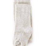 Little Stocking Co. Cable Knit Tights | Heathered Ivory