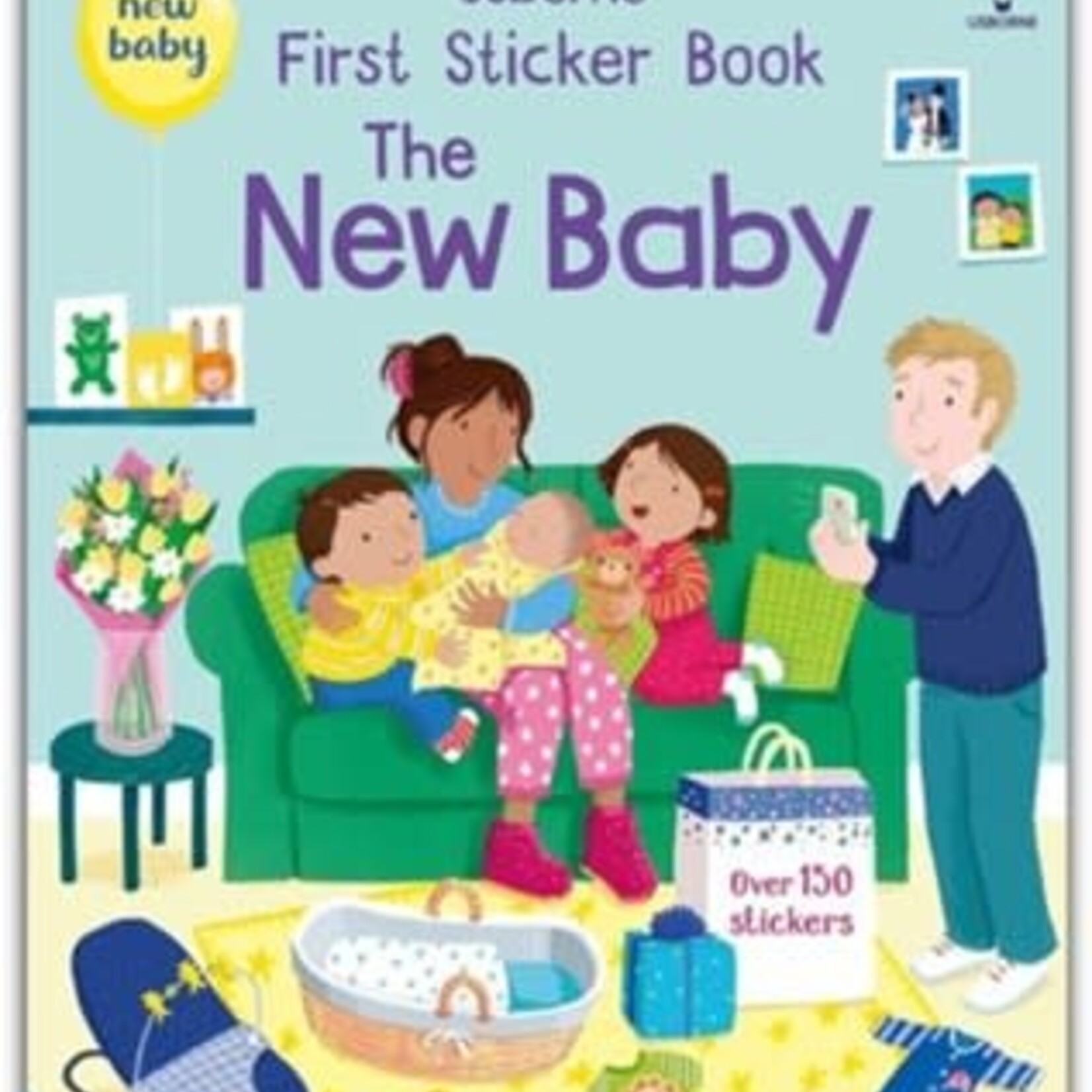 Usborne First Sticker Book The New Baby
