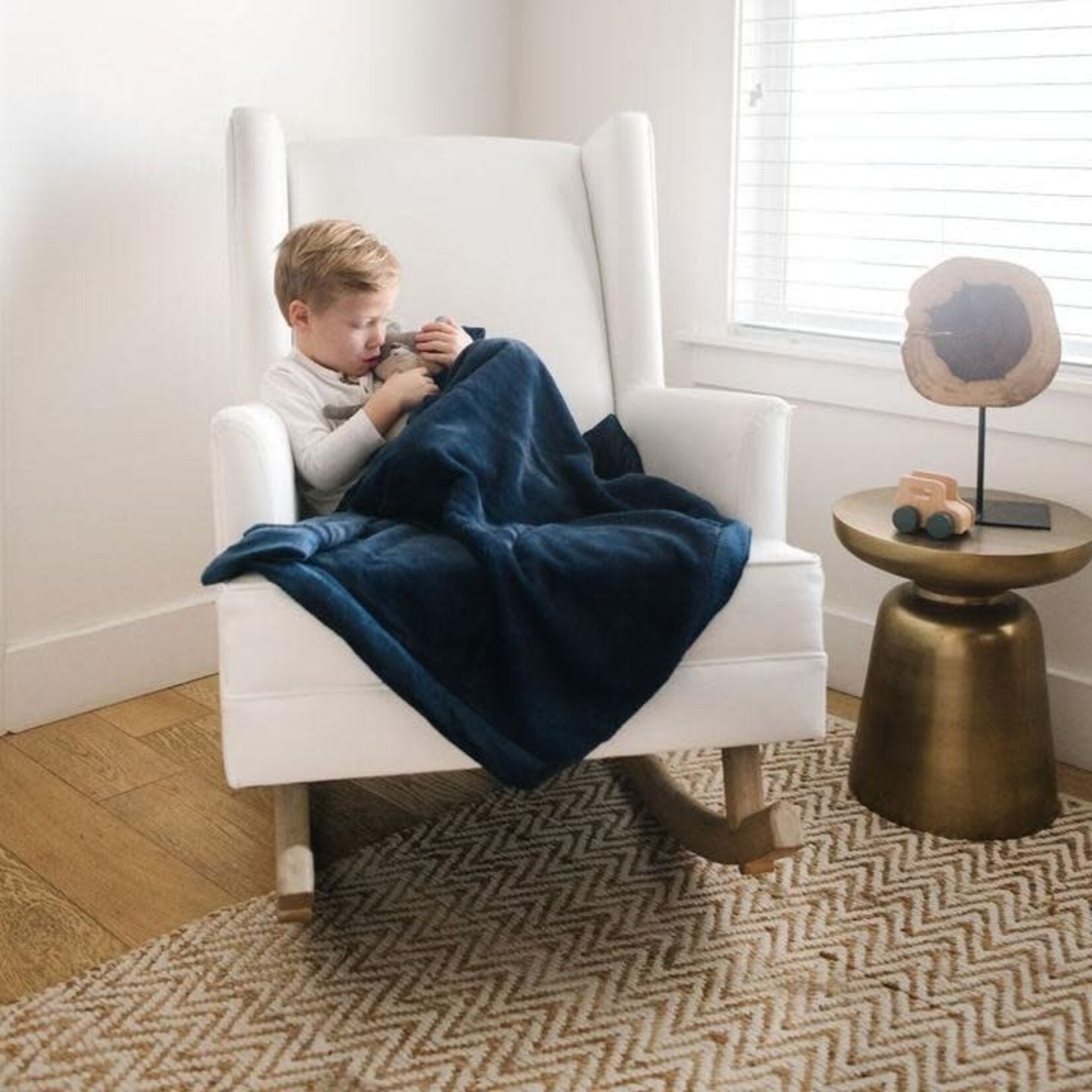 Saranoni Receiving Blanket Lush - Navy
