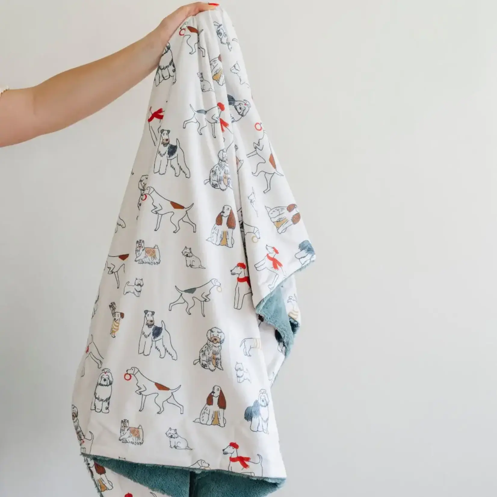 Saranoni Mini Blanket Minky/Lush Back - Dogs