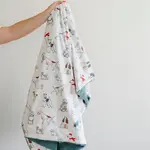 Saranoni Receiving Blanket Minky/Lush Back - Dogs