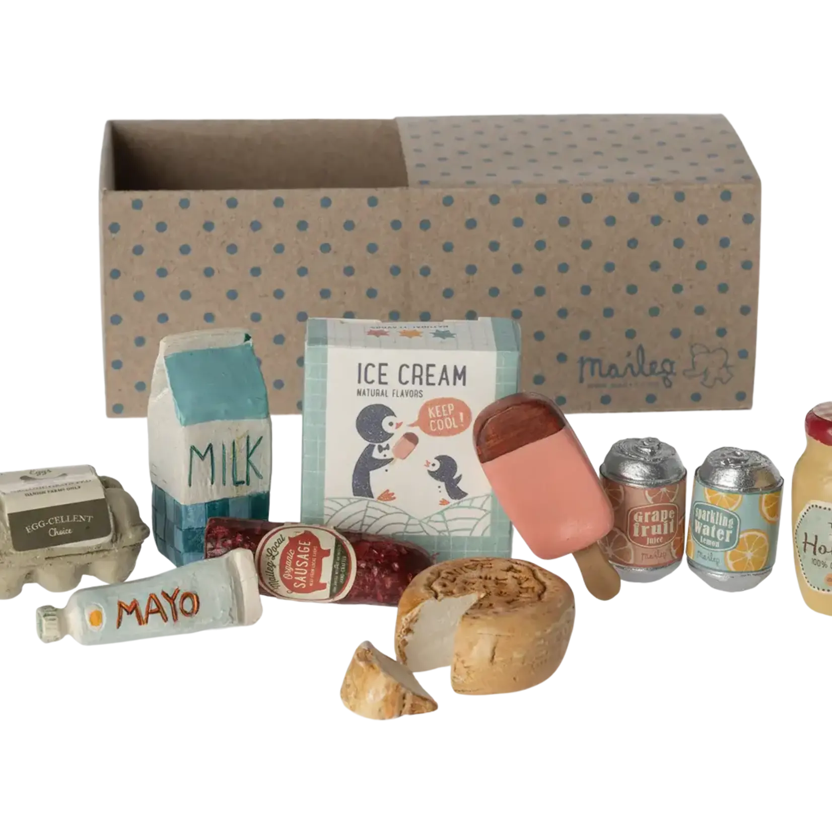 Maileg Grocery Box, Miniature (new)