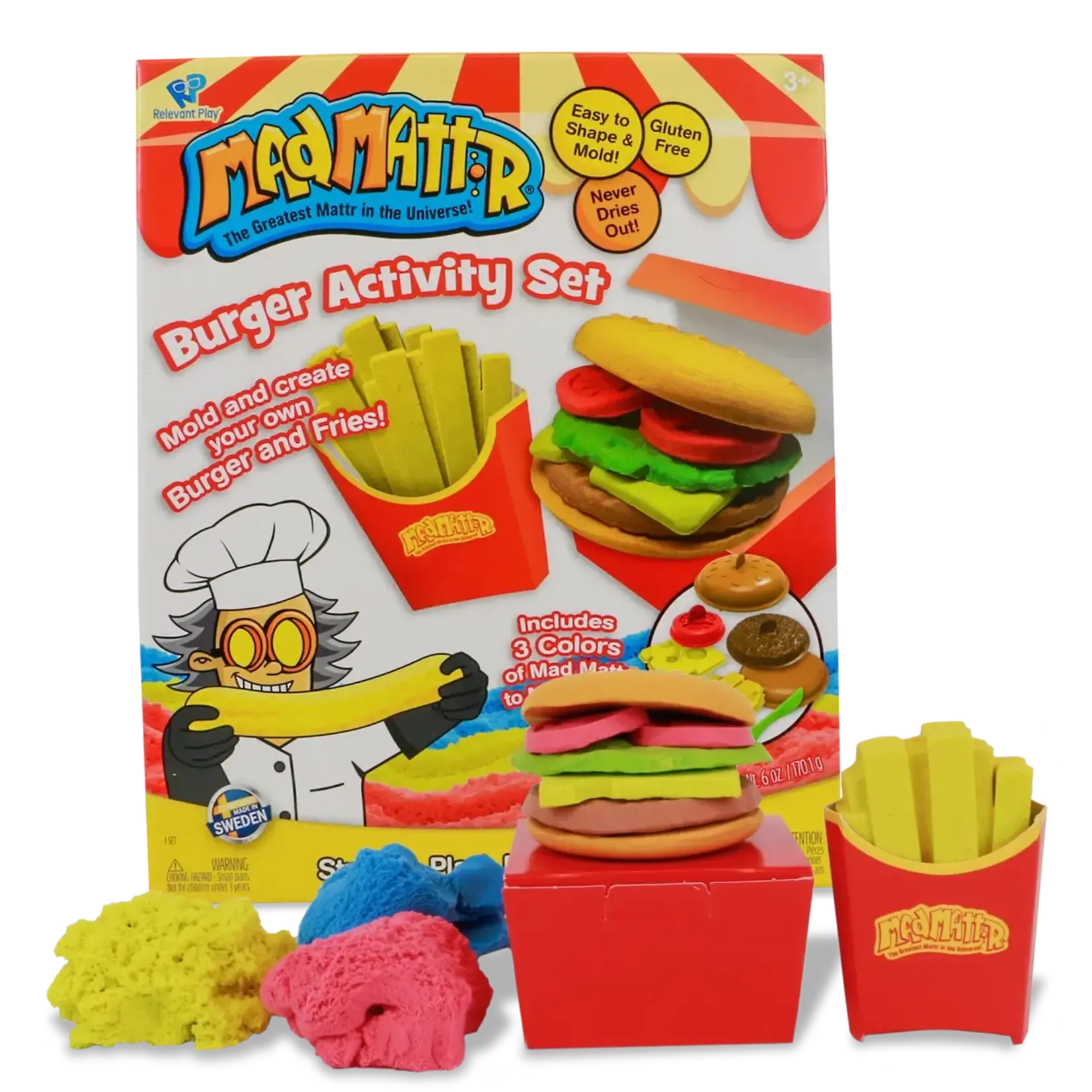 Mad Mattr Burger Activity Set