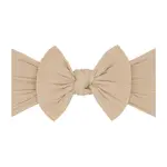 Baby Bling Bows Cable Knit Knot - Blush
