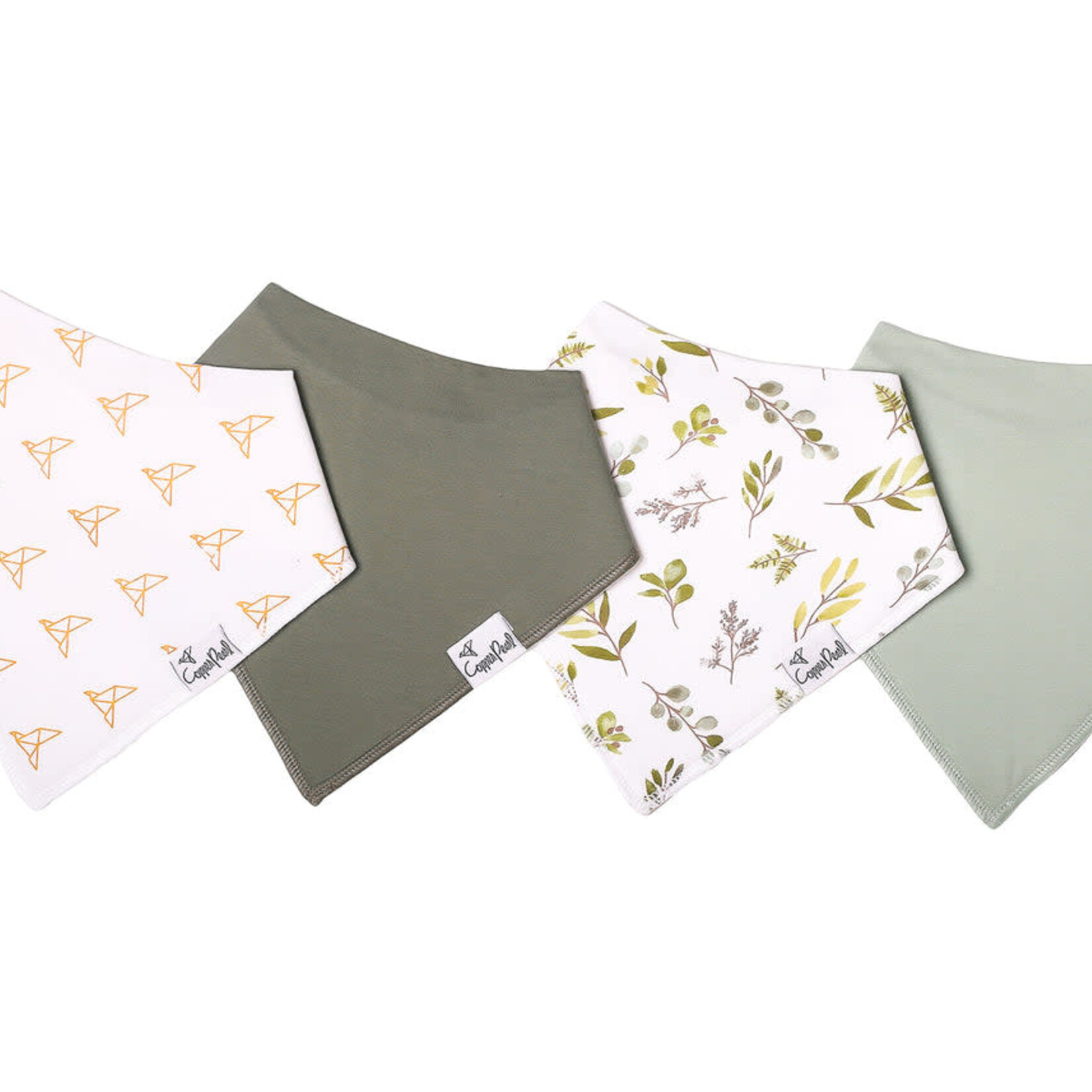 Copper Pearl Baby Bandana Bibs - Haven Set - 4 pack