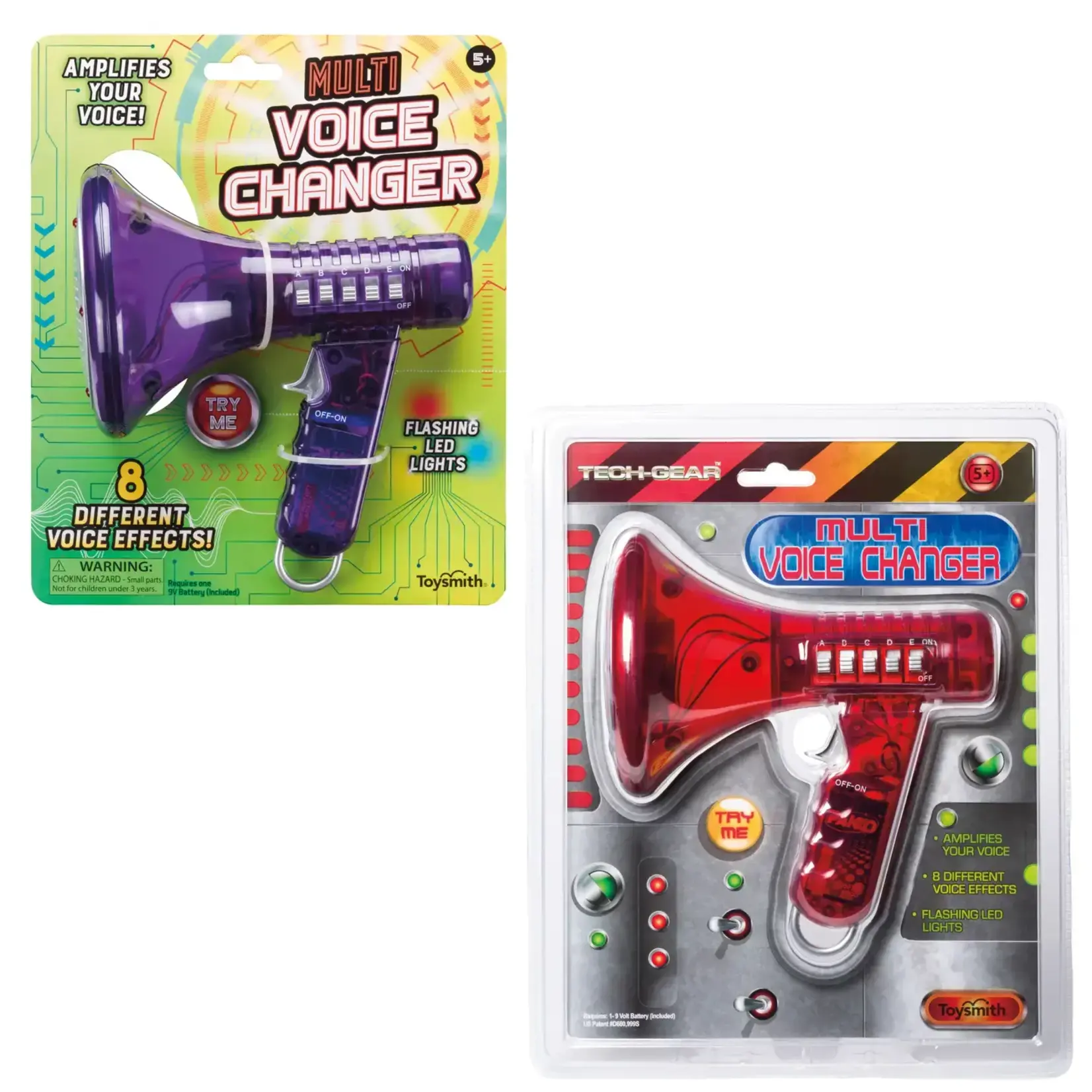 Toysmith 6.5" Voice Changer, Colors Vary, Amplifier, Megaphone