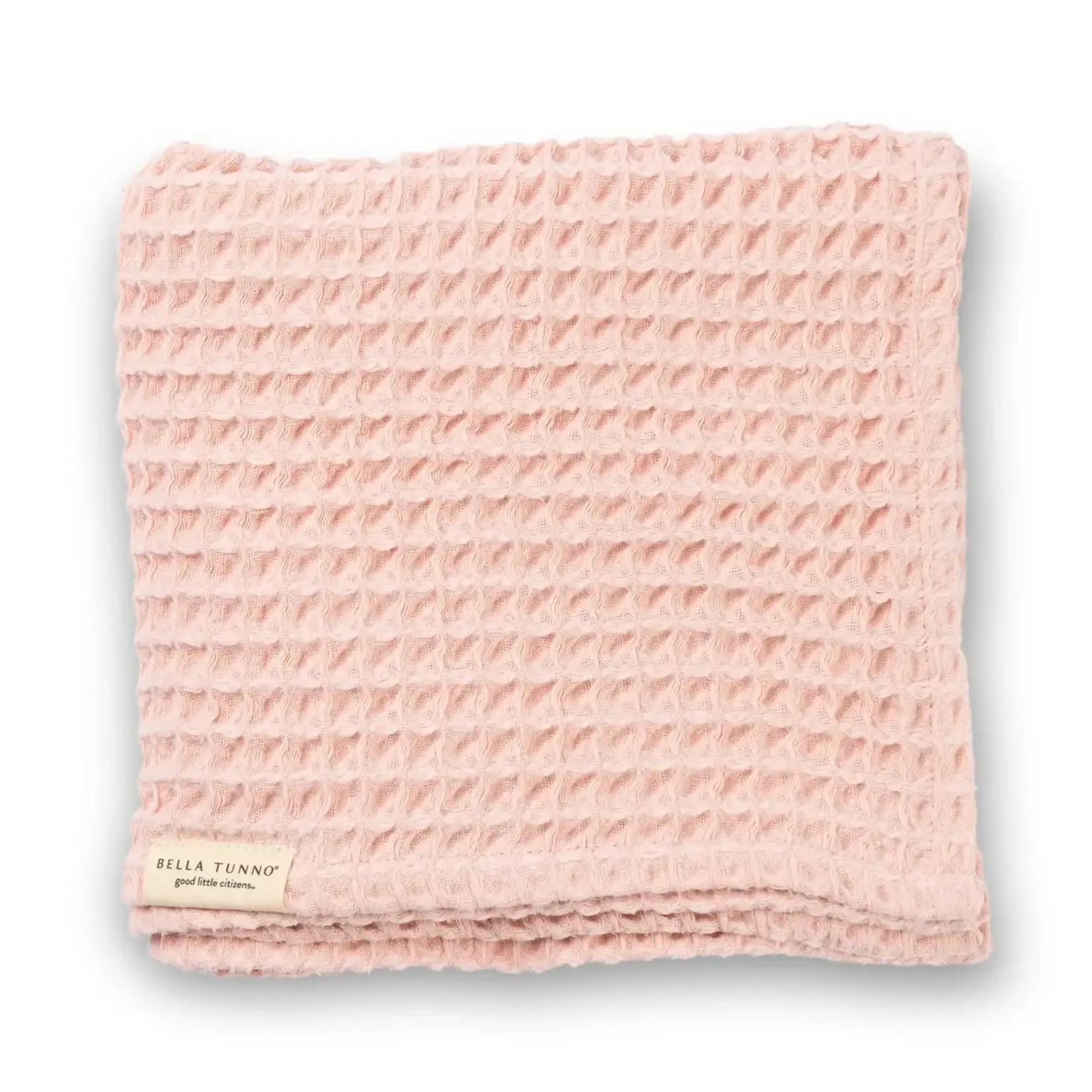 Bella Tunno Waffle Blanket - Blush