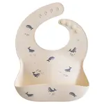 Mushie & Co Silicone Baby Bib, Whales