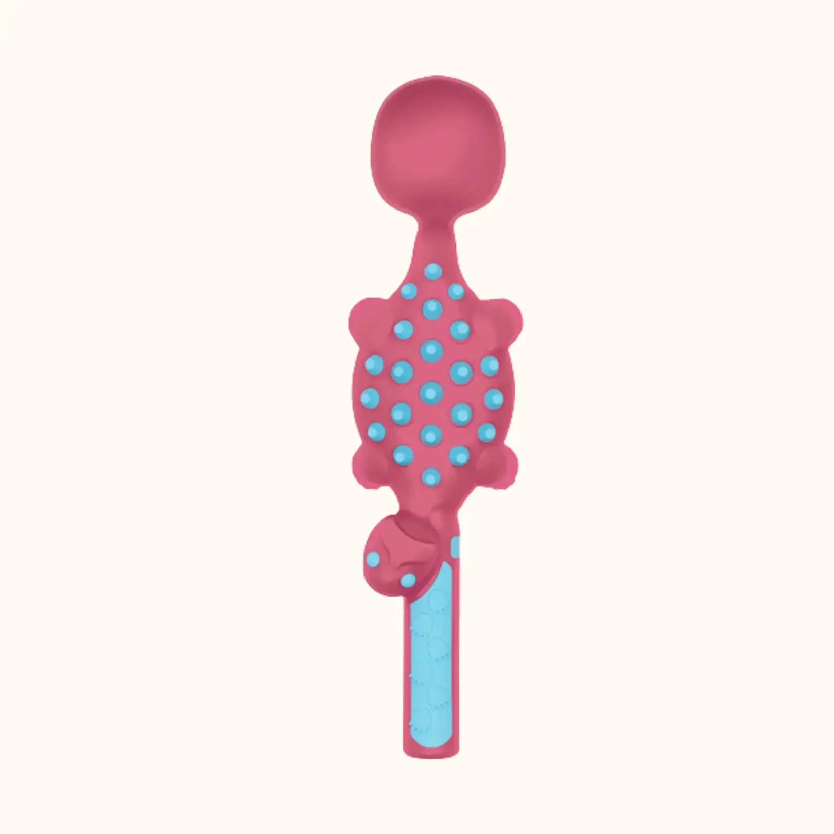 Constructive Eating Dino Spoon Pink