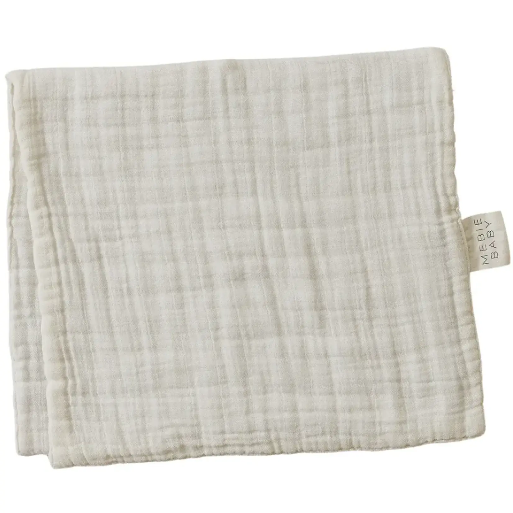 Mebie Baby Burp Cloth - Cream .