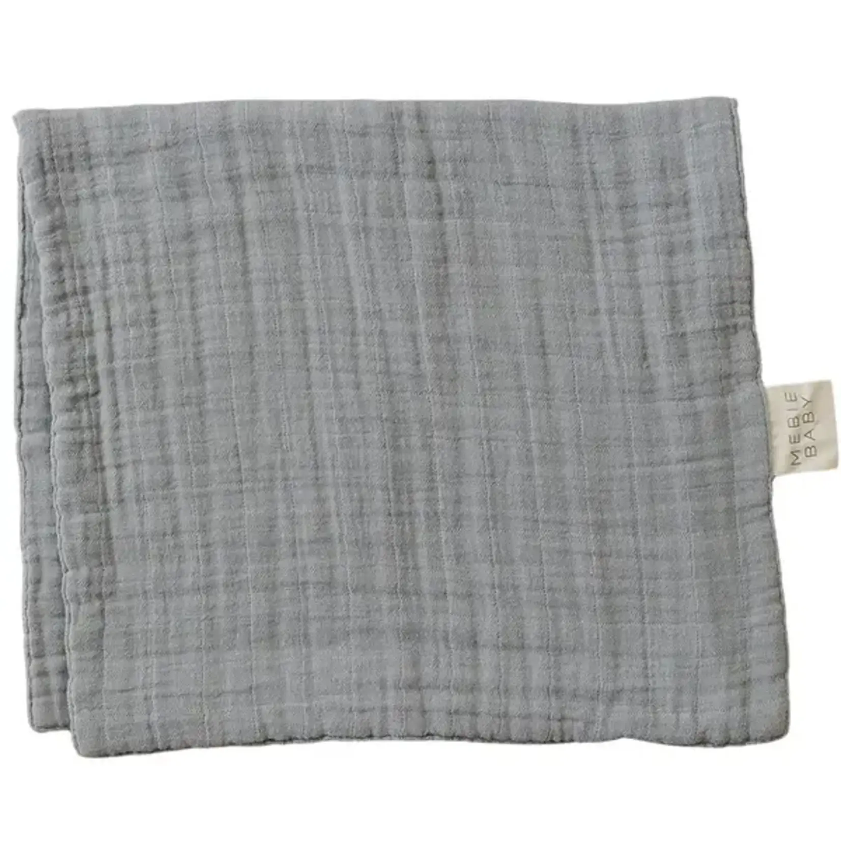 Mebie Baby Burp Cloth - Dusty Blue