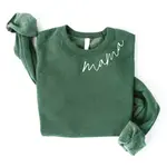 Oat Collective Sweatshirt | Mama Collar | Heather Forest