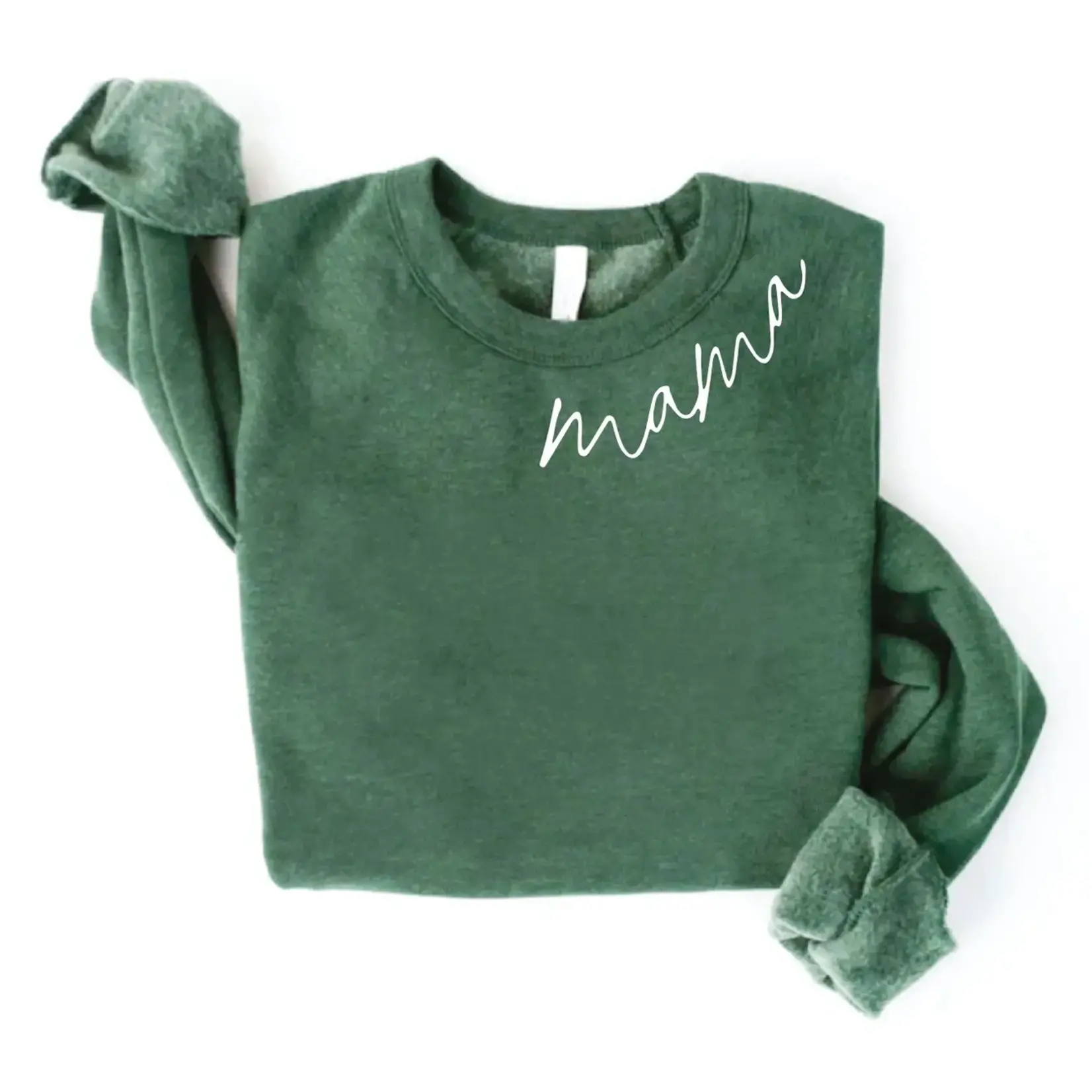 Oat Collective Sweatshirt | Mama Collar | Heather Forest