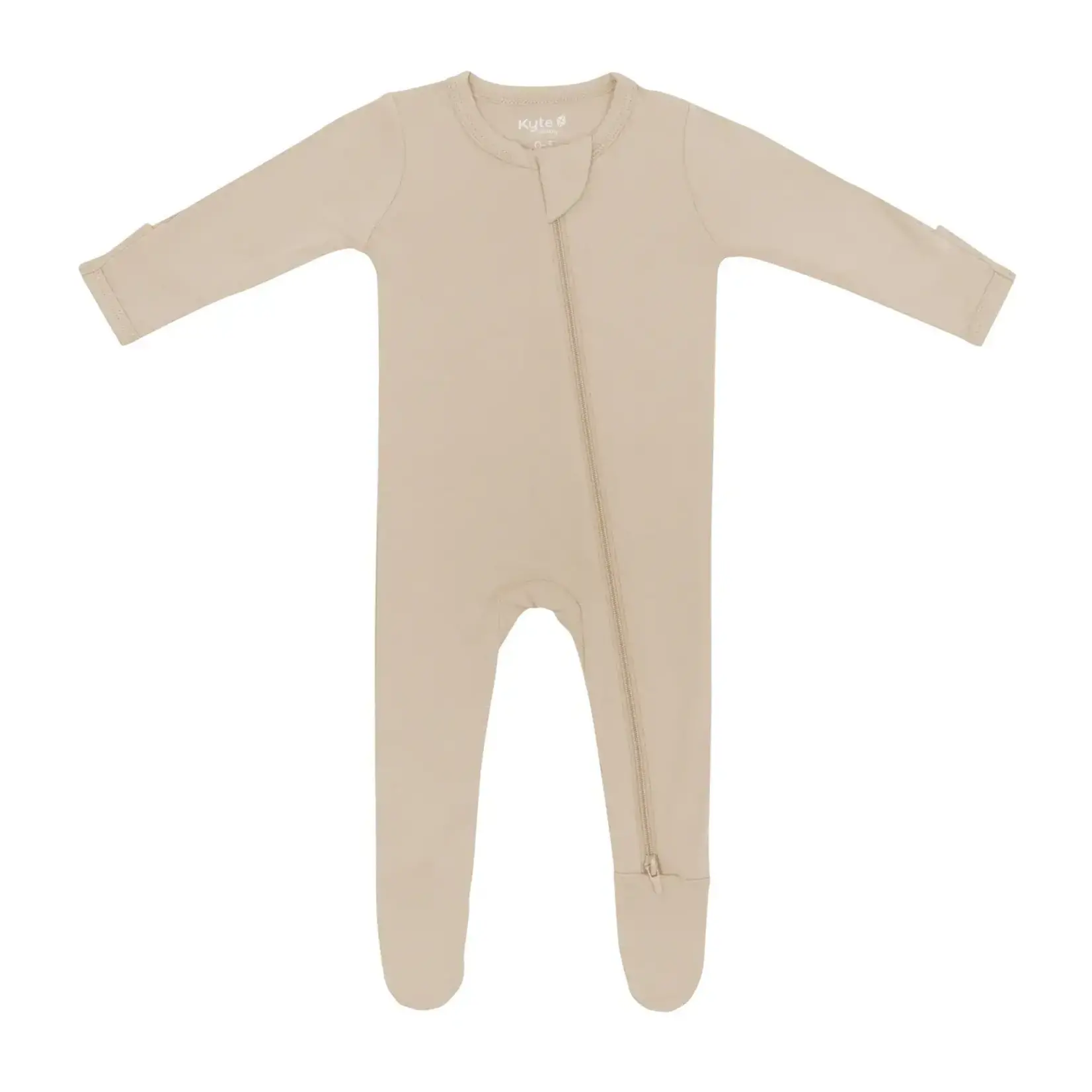 Kyte Baby Zippered Footie in Almond
