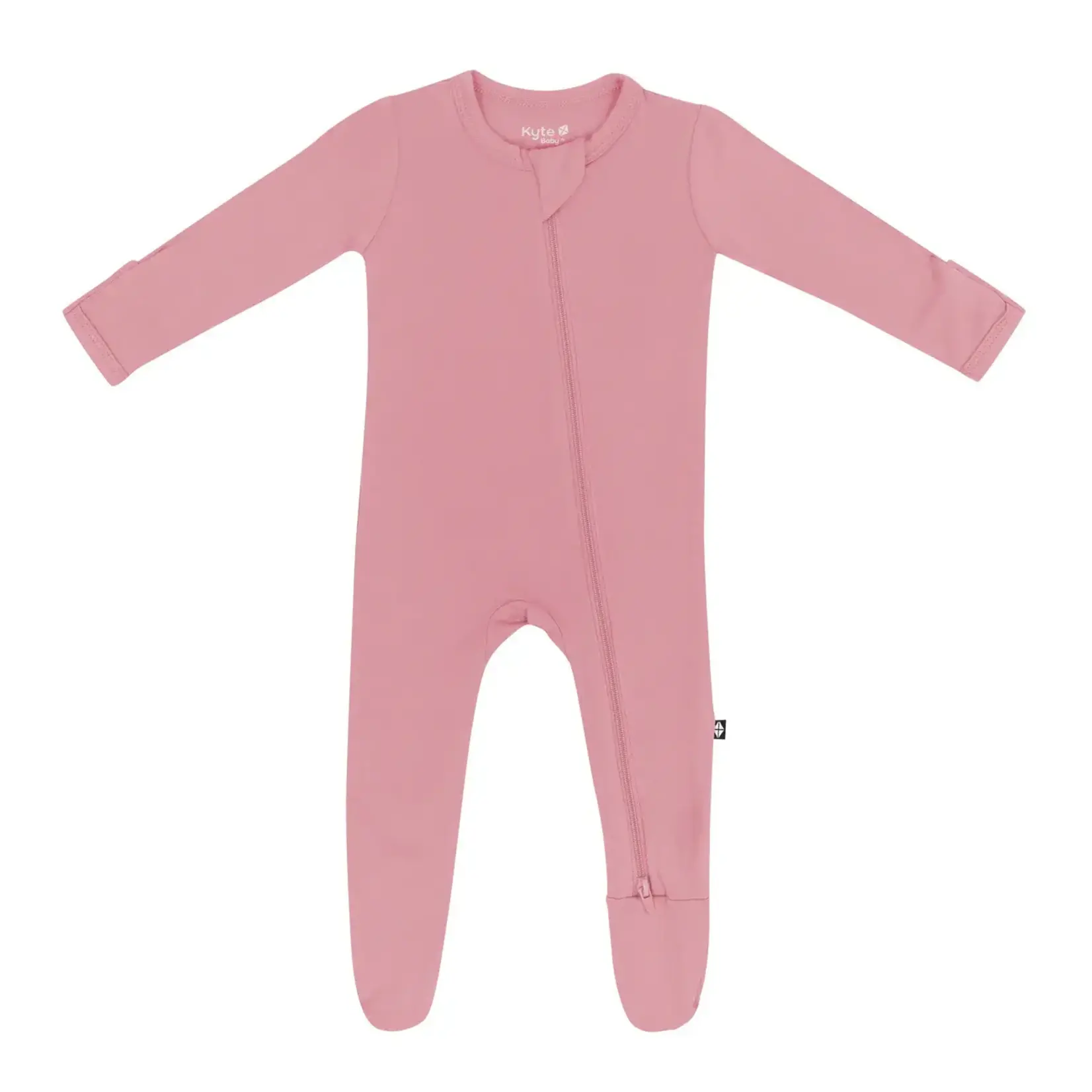 Kyte Baby Zippered Footie in Apple Blossom