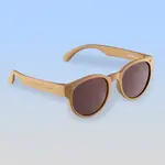 Kicks and Giggles Sunglasses Round Polarized | Latte Brown | 2-4Y