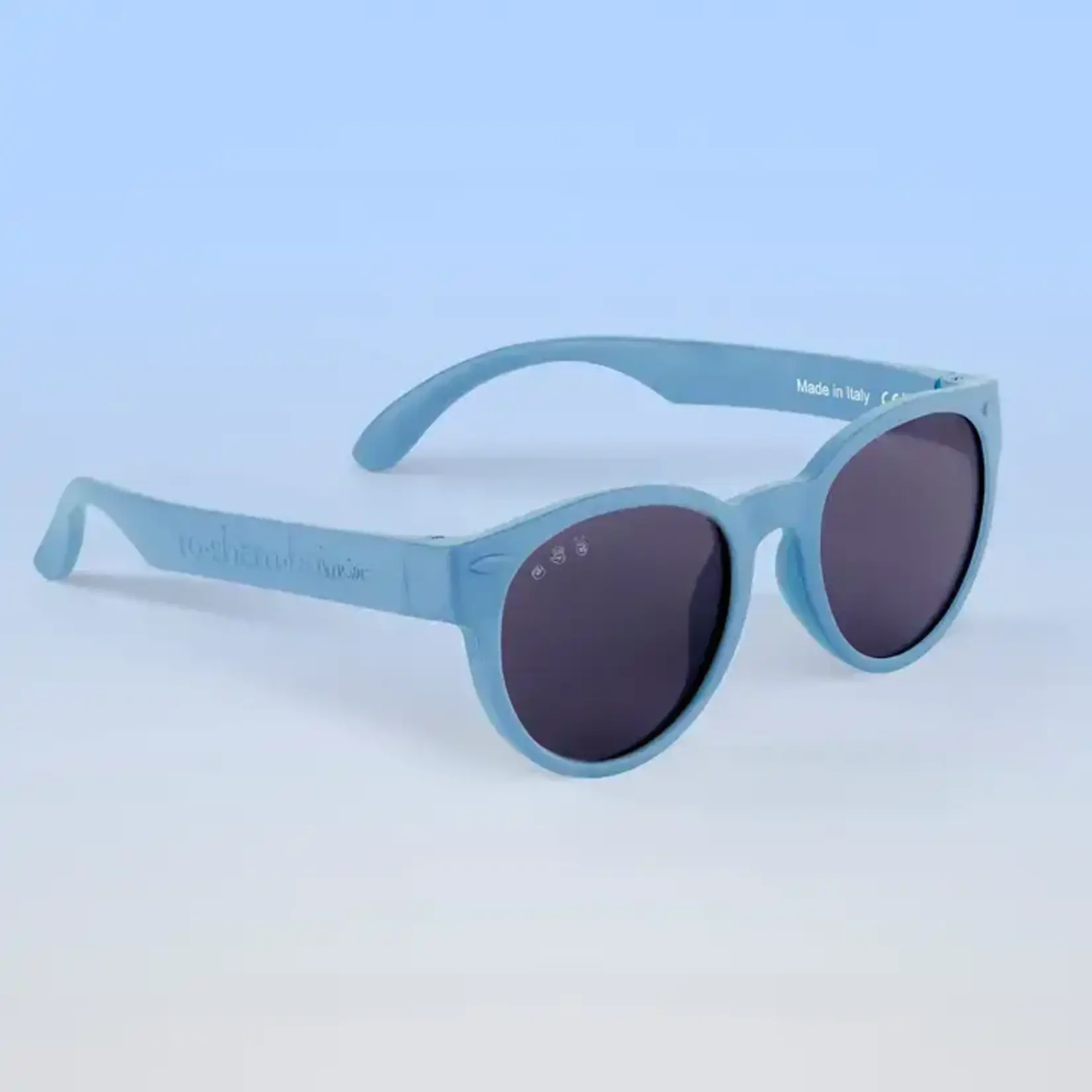 Kicks and Giggles Sunglasses Round Polarized | Cloudy Blue | 2-4Y