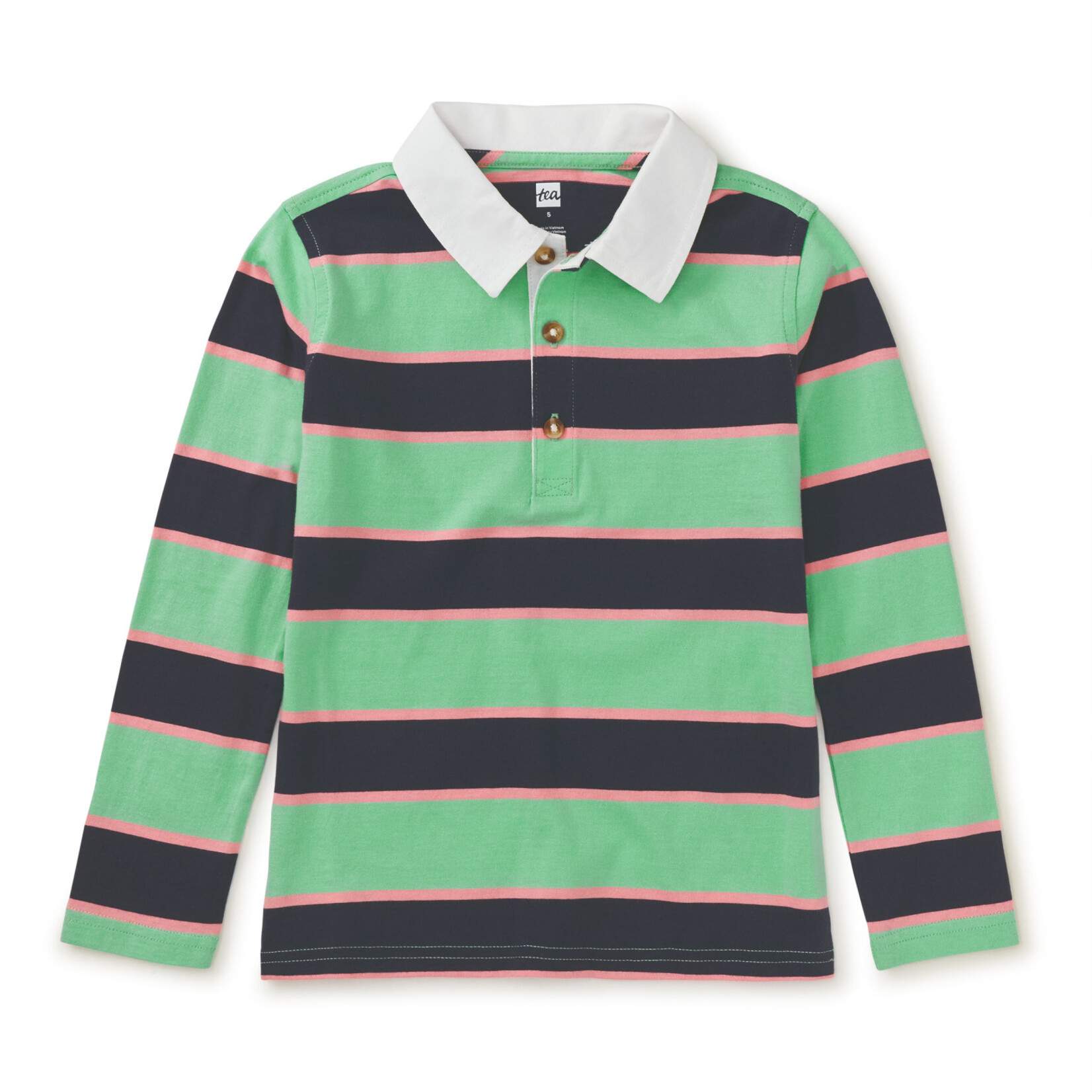 Tea Collection Long Sleeve Rugby Polo |