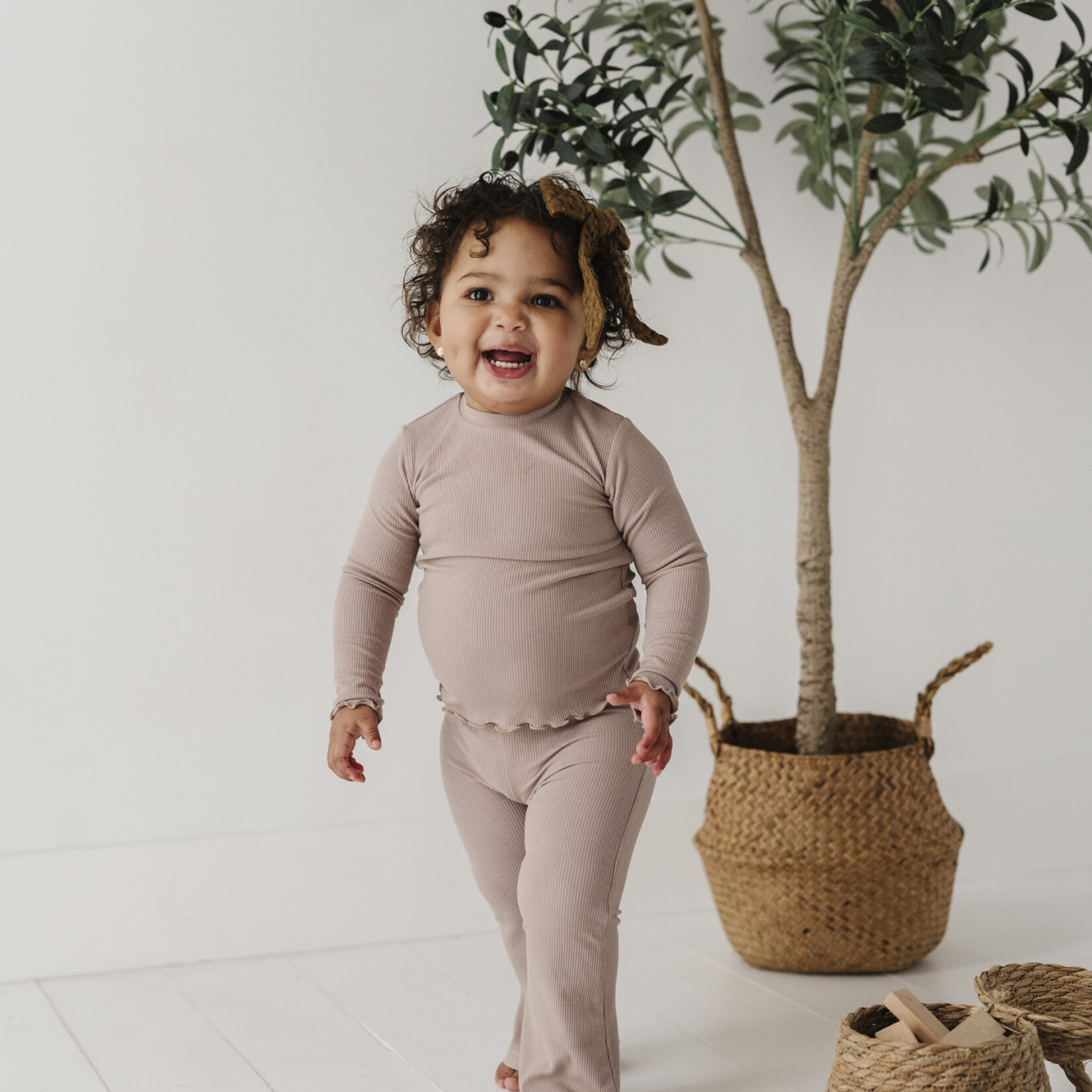 babysprouts clothing company Flare Pants | Lilac