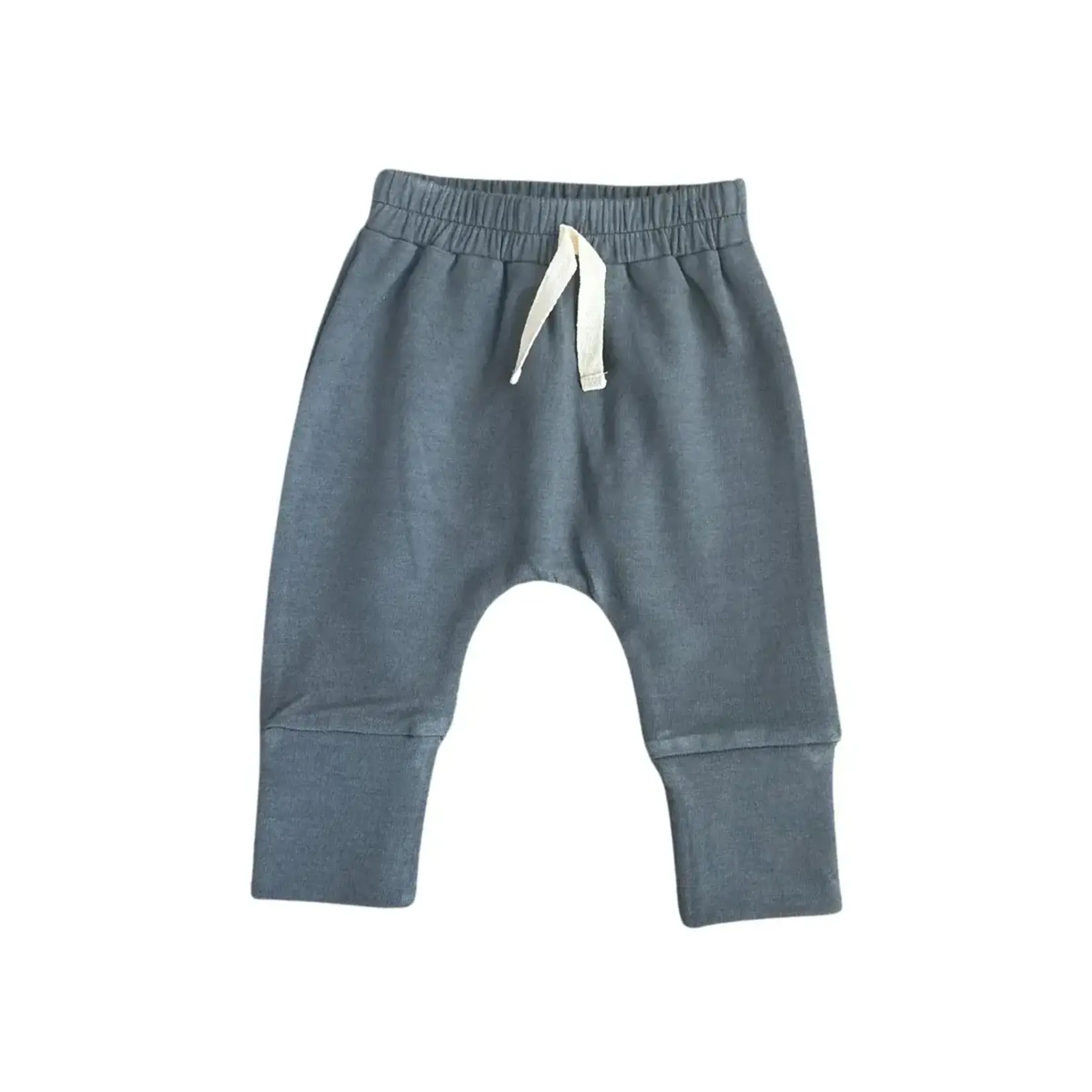 babysprouts clothing company Slim Harems | Gray Wash