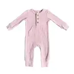 babysprouts clothing company Baby Waffle Romper | Blush