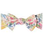 Copper Pearl Knit Headband Bow - Lark