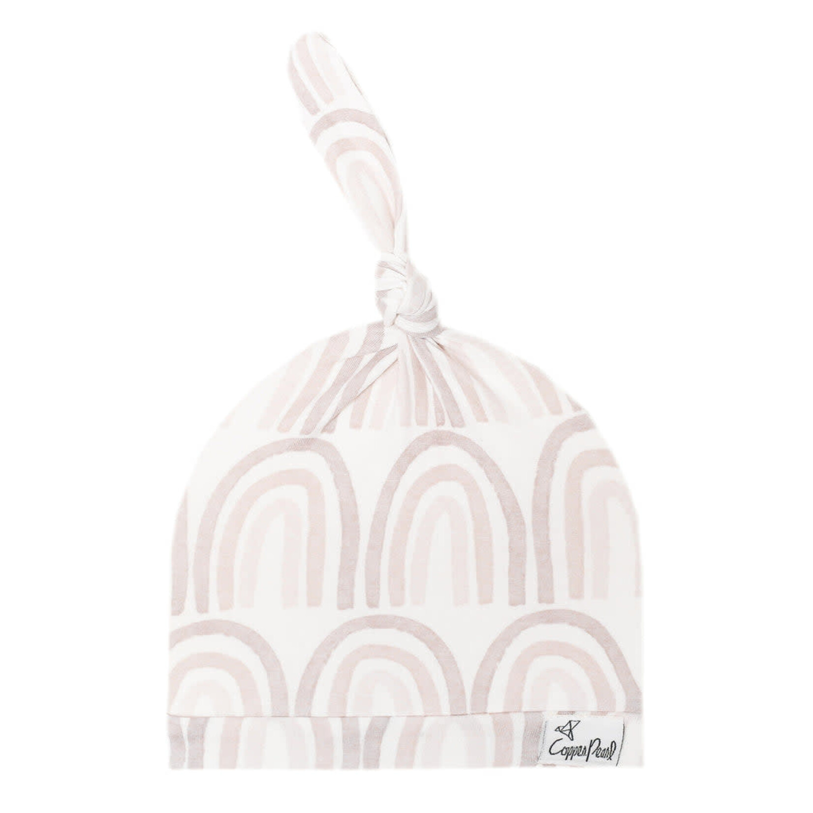 Copper Pearl Top Knot Hat 0-4M - Bliss