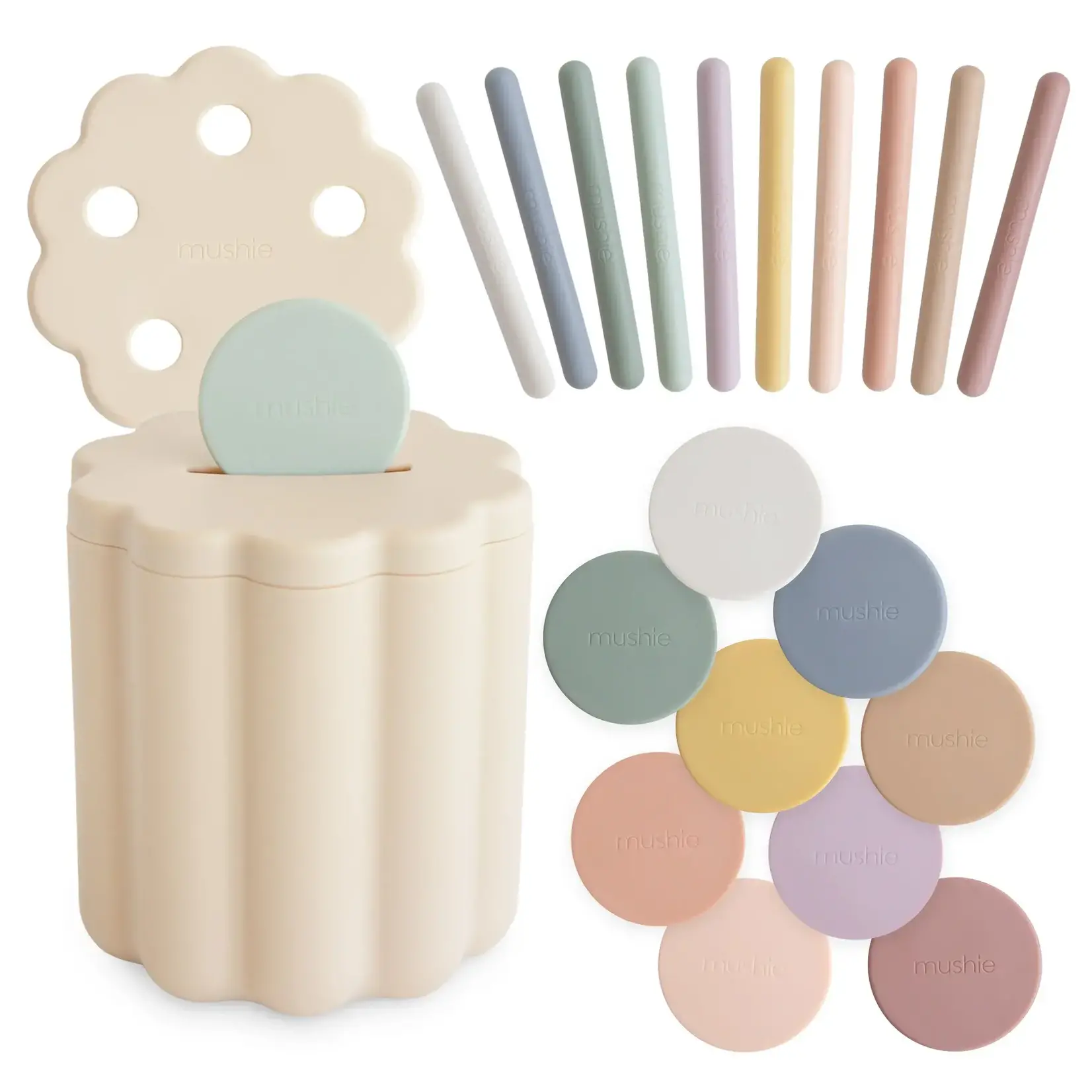 Mushie & Co Coin & Tube Sorting Set