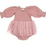 Angel Dear Long Sleeve L/S Smocked Tutu Bubble | Bridal Rose