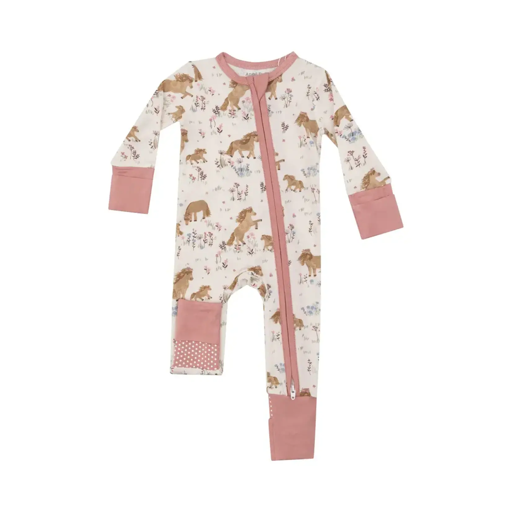 Angel Dear 2 Way Zipper Romper | Pretty Ponies