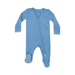 Angel Dear Zipper Footie | Lichen Blue