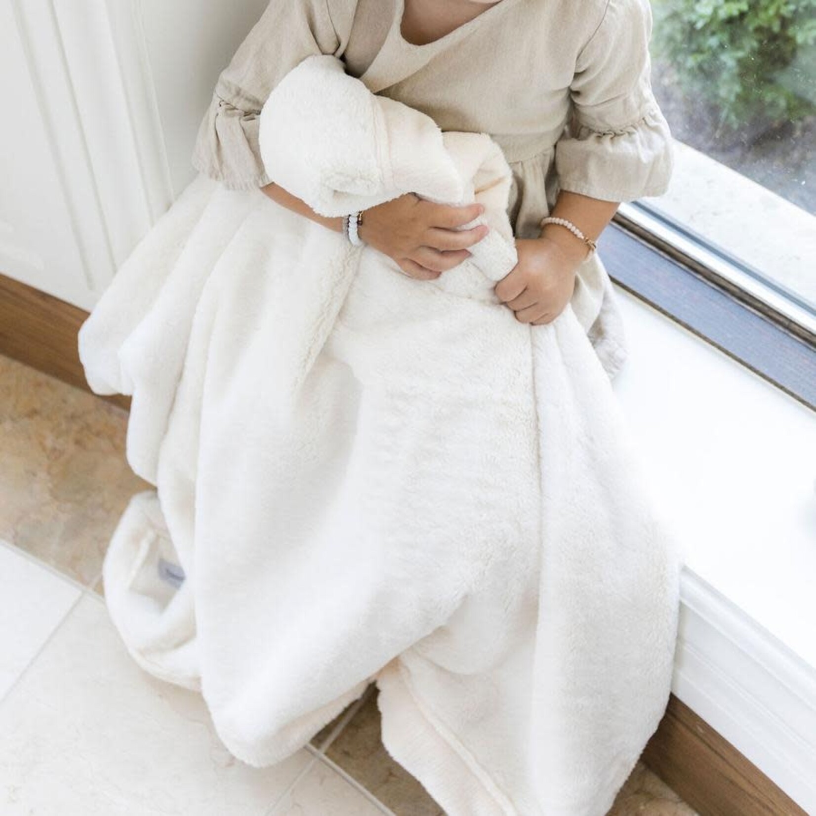 Saranoni Receiving Blanket Lush - Natural