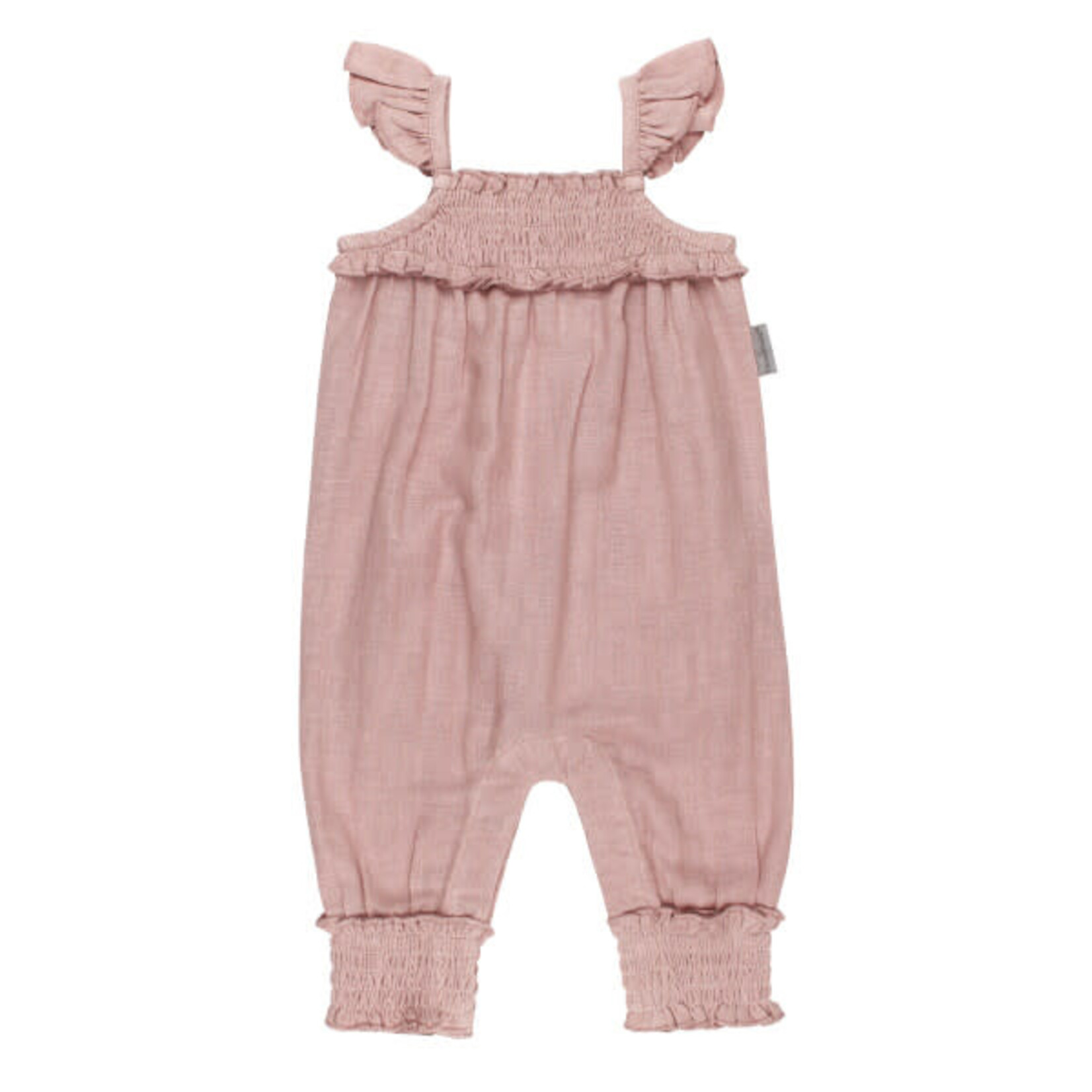 L'ovedbaby Sleeveless Romper | Taffy Solid Organic Muslin