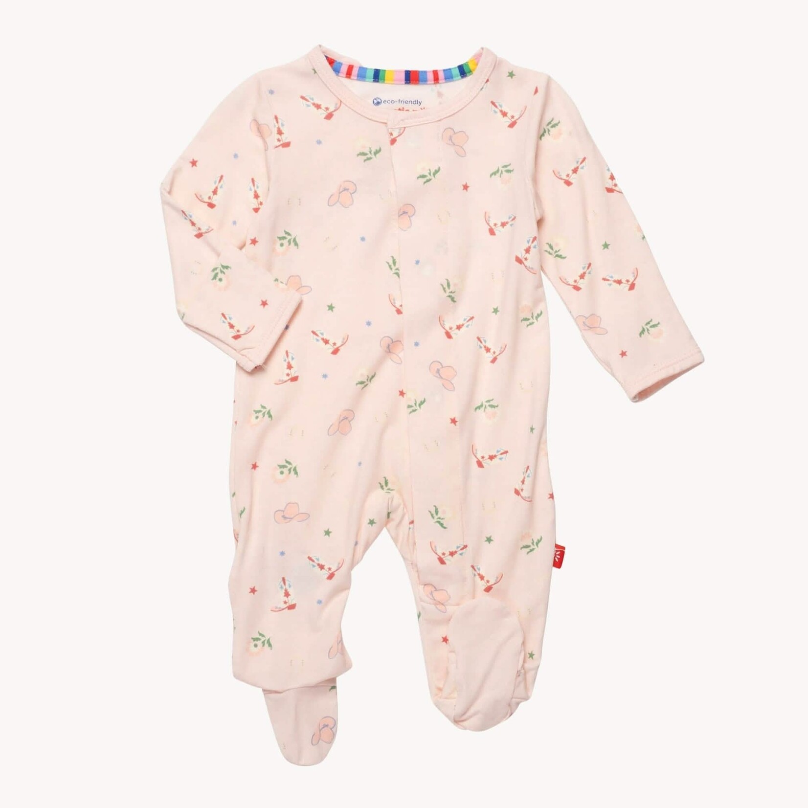 Magnetic Me Magnetic Footie | Rodeo Drive Pink Preemie