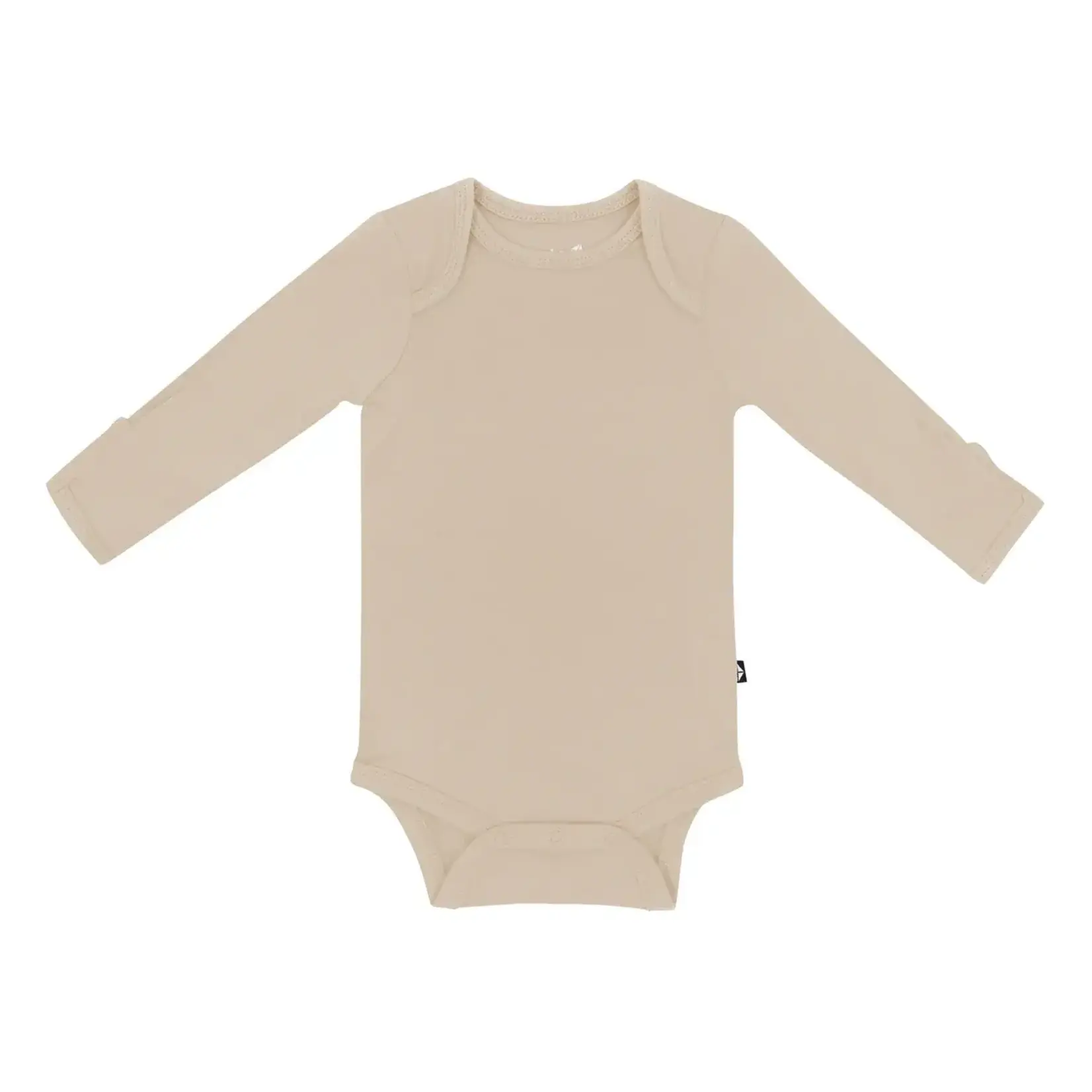 Kyte Baby Long Sleeve Bodysuit in Almond
