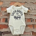 Shamaim South Dakota Baby Onesie - Natural