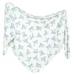 Copper Pearl Knit Swaddle Blanket - Daphne