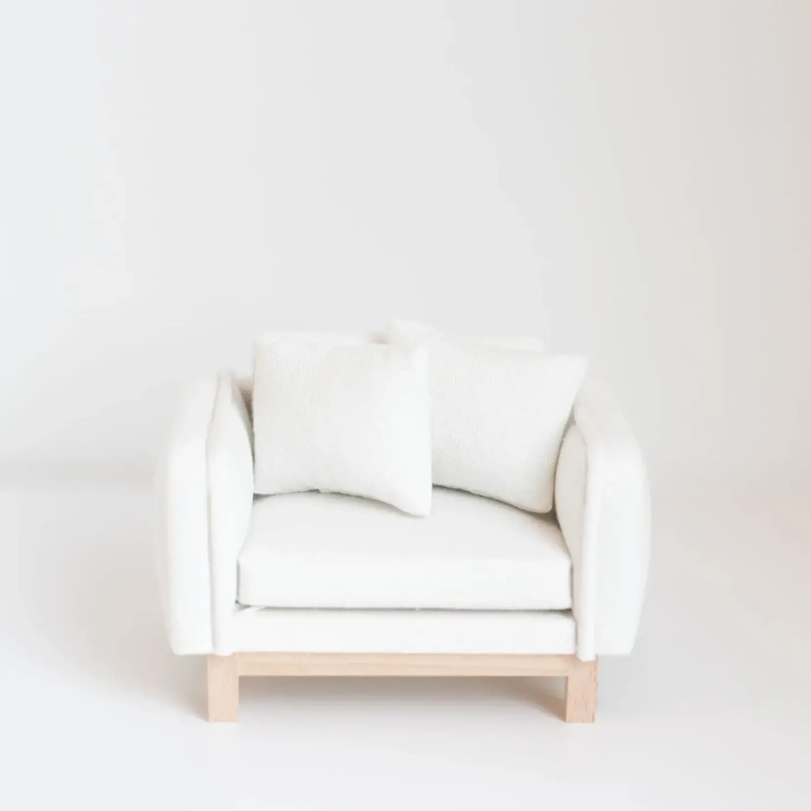 Macy Mae Dollhouse Designs Camden Frame Chair | Warm White