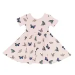 Kyte Baby Twirl Dress in Blush Butterfly