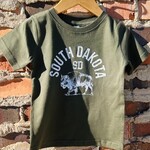 South Dakota Toddler Tee - Military Green