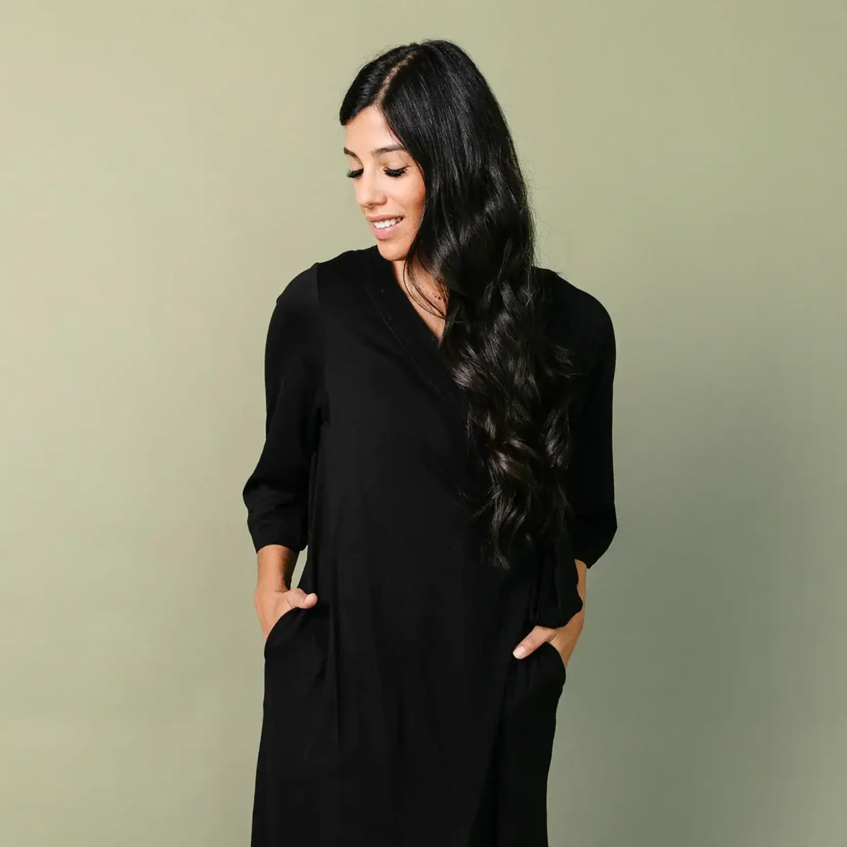 Copper Pearl Women's Everyday Robe - Midnight