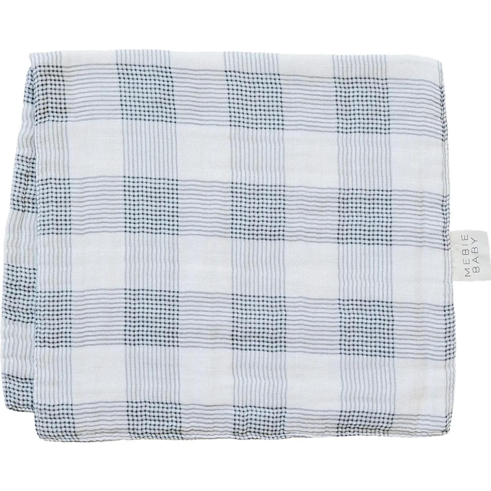 Mebie Baby Burp Cloth - Coastal Plaid .