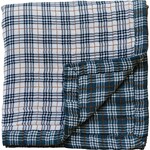 Mebie Baby Muslin Quilt - Vintage Plaid + Navy Plaid