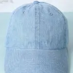 Fashion City Plain Baseball Cap | Light Denim