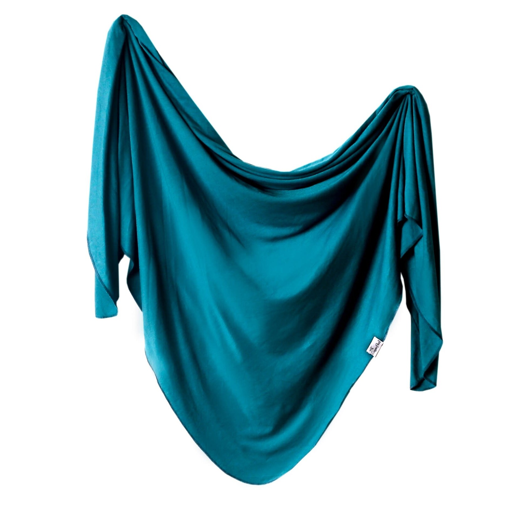 Copper Pearl Knit Swaddle Blanket - Steel