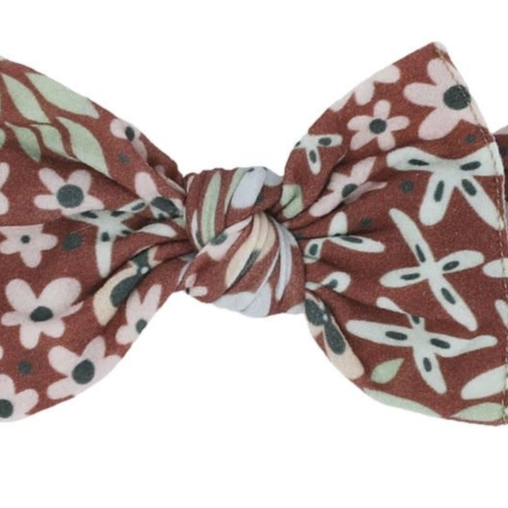 Baby Bling Bows Printed Knot - Spice Floral