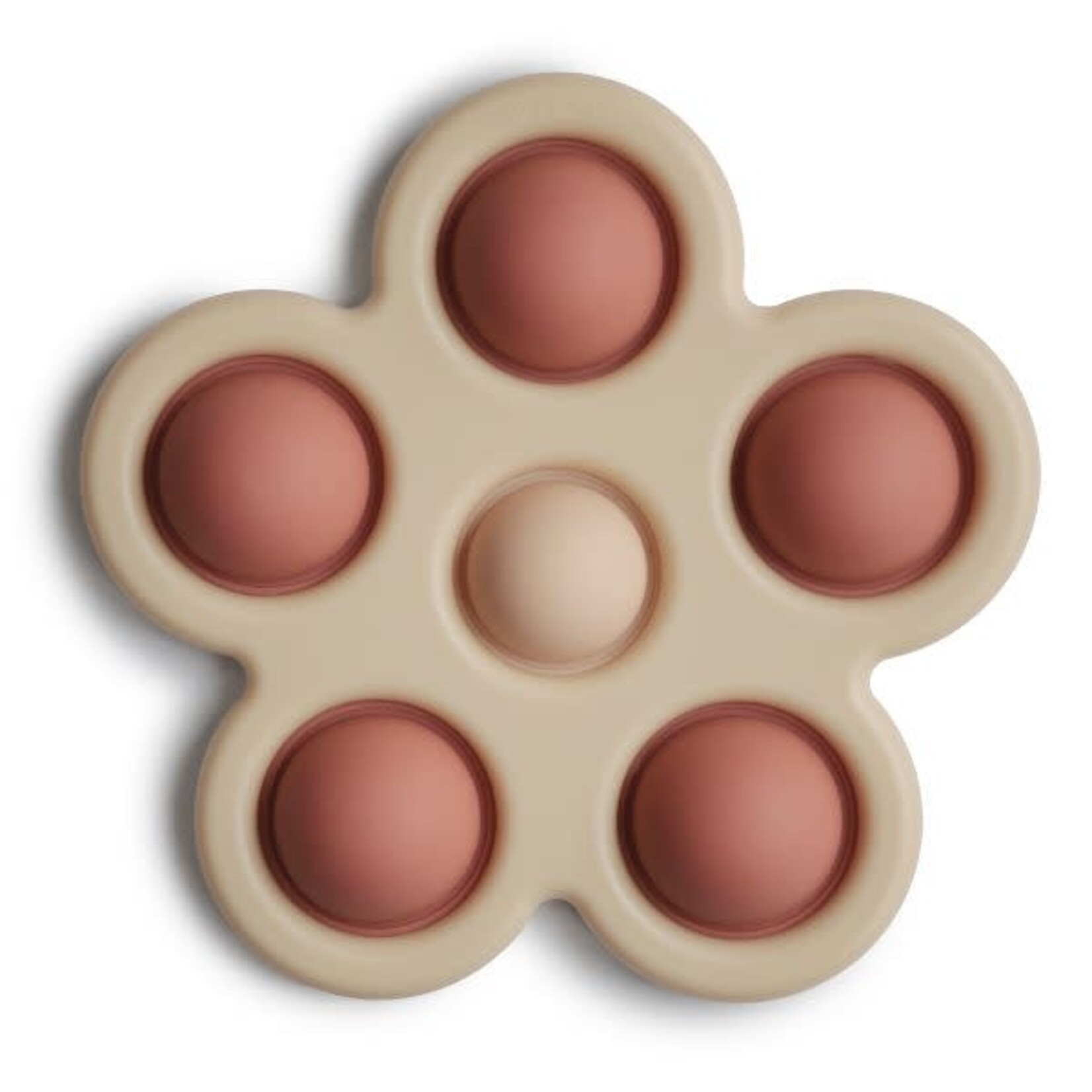 Mushie & Co Flower Press Toy Rose