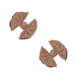 Baby Bling Bows 2PK Baby FAB Clips: Latte